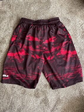 Black and Red Athletic Men’s Shorts
